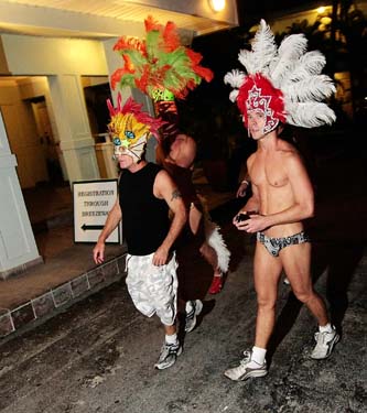 Headdress Ball 2009 photo - Duval Street, Key West